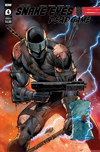 Snake Eyes: Deadgame #4 (Liefeld Cover)