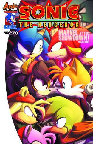 Sonic the Hedgehog #270 (Marvel Showdown Cover)