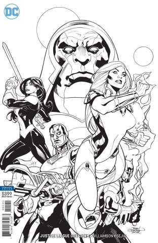 Justice League: Odyssey #1 (Black and White Cover)
