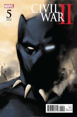 Civil War II #5 (Noto Black Panther Cover)