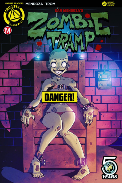 Zombie Tramp #28 (Mendoza Risque Cover)