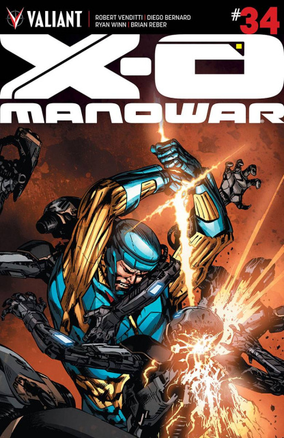 X-O Manowar #34 (25 Copy Guice Cover)