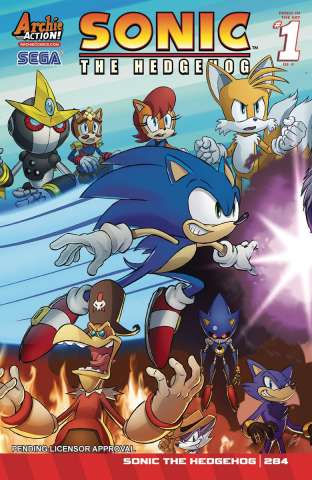 Sonic the Hedgehog #284 (Schoening Cover)