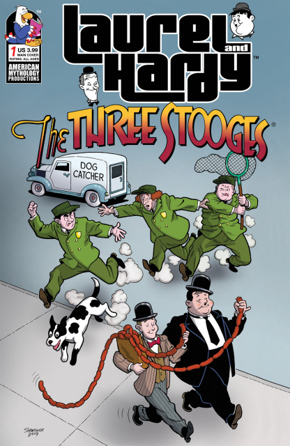 Laurel and Hardy Meet The Three Stooges #1 (Shanower Cover)