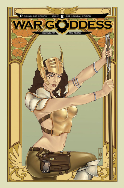War Goddess #2 (Art Nouveau Cover)