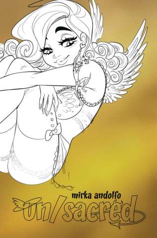Un/Sacred #2 (10 Copy Andolfo Gold Angelina Cover)