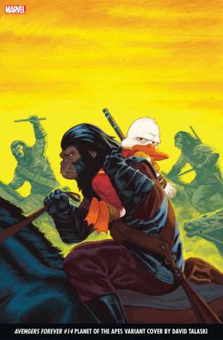 Avengers Forever #14 (Talaski Planet of the Apes Cover)