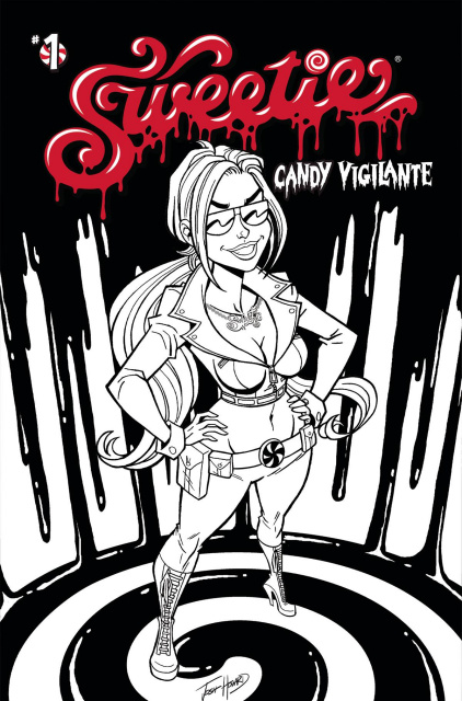 Sweetie: Candy Vigilante #1 (10 Copy Howard B&W Cover)