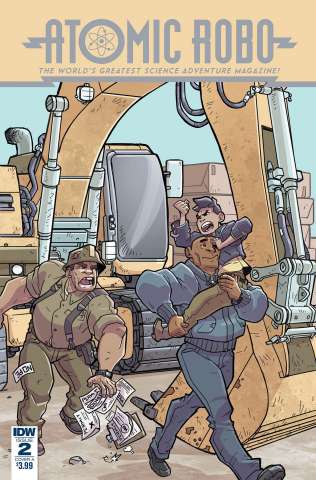 Atomic Robo: The Spectre of Tomorrow #2 (Wegener Cover)