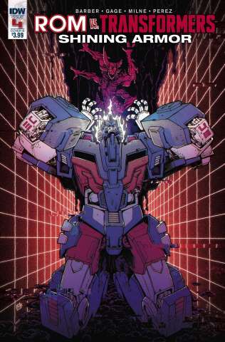 ROM vs. The Transformers: Shining Armor #4 (Roche Cover)