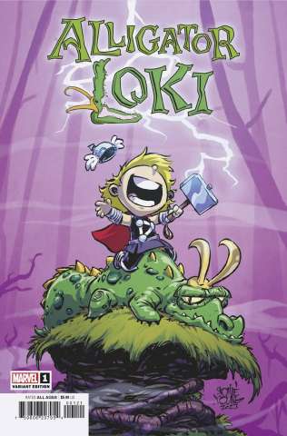 Alligator Loki #1 (Skottie Young Cover)