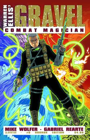 Gravel: Combat Magician #0 (Horror Cover)