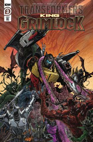 Transformers: King Grimlock #3 (10 Copy Milne Cover)