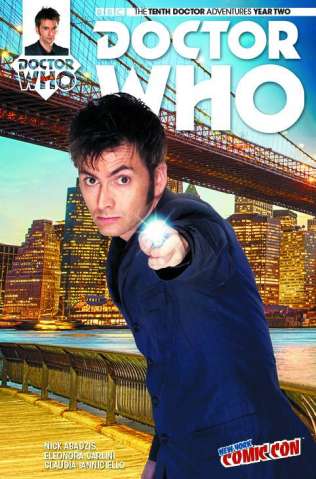 Doctor Who: New Adventures with the Tenth Doctor, Year Two #2 (NYCC Cover)