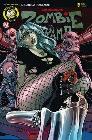 Zombie Tramp #66 (Boo Rudetoons Cover)