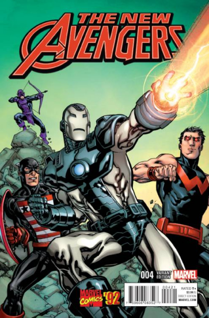 New Avengers #4 (Raney Marvel '92 Cover)