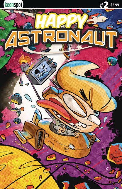 Happy Astronaut #2 (Alejandro Rosado Cover)