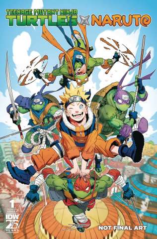 Teenage Mutant Ninja Turtles x Naruto #1 (Jimenez Cover)