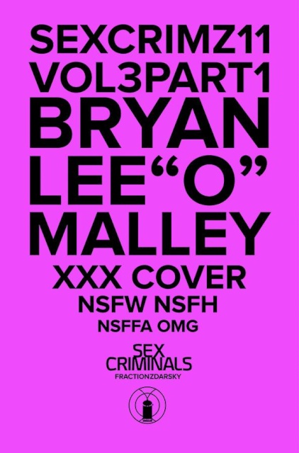 Sex Criminals #11 (Bryan Lee O'Malley XXX Cover)