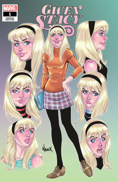 Gwen Stacy #1 (Nauck Faces of Gwen Cover)