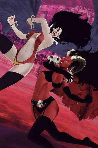 Vampirella vs. Purgatori #3 (Maine Virgin Cover)