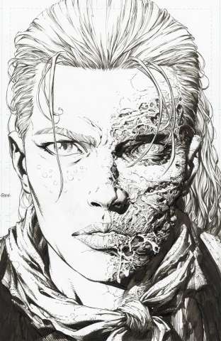 The Walking Dead Deluxe #5 (Finch & McCaig 25 Copy Raw Cover)
