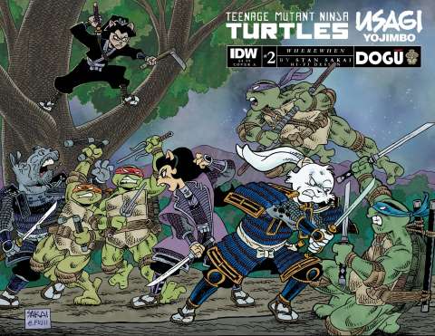 Teenage Mutant Ninja Turtles / Usagi Yojimbo: Wherewhen #2 (Sakai Cover)