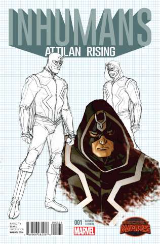Inhumans: Attilan Rising #2 (Johnson Design Cover)