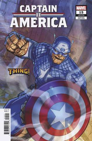 Captain America #15 (Pete Woods The Thing Cover)