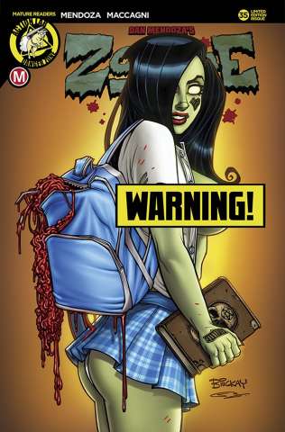 Zombie Tramp #35 (McKay Schoolgirl Risque Cover)