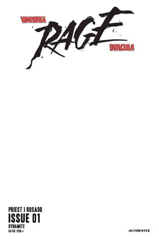 Vampirella / Dracula: Rage #1 (Blank Authentix Cover)