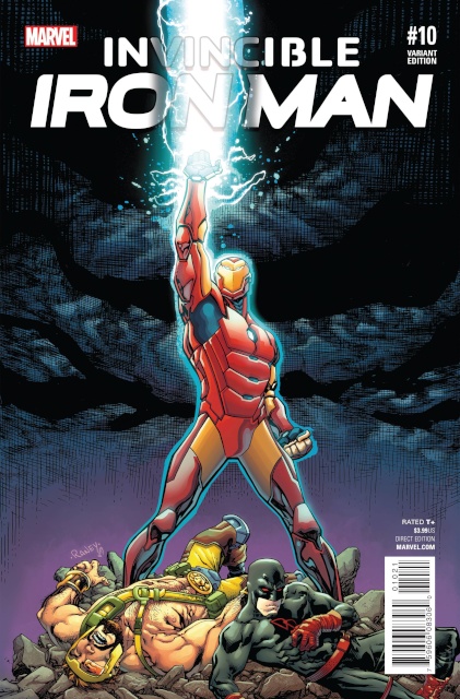 Invincible Iron Man #10 (Reenactment Cover)