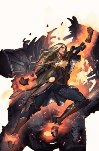 Captain Marvel #4 (Parel Asgardian Cover)