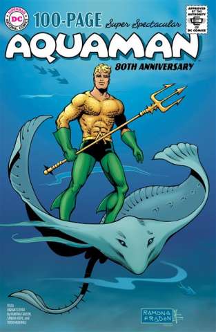 Aquaman: 80th Anniversary 100-Page Super Spectacular #1 (Ramona Fradon & Sandra Hope 1950s Cover)