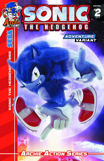 Sonic the Hedgehog #265 (Sonic Adventure Cover)