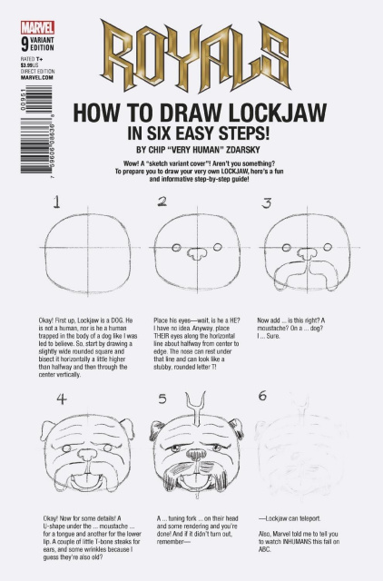 Royals #9 (Zdarsky How To Draw Cover)