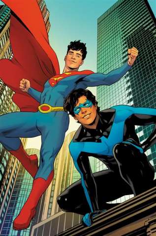 Superman: Son of Kal-El #9 (Travis Moore & Tamra Bonvillain Card Stock Cover)
