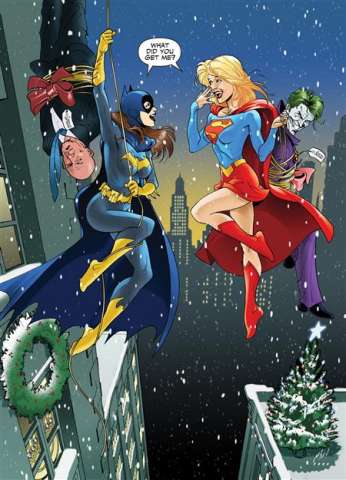 Titans United: Bloodpact #4 (Matt Haley DC Holiday Card Card Stock Cover)