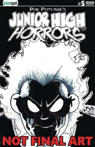 Junior High Horrors #5 (Glow in the Dark Retailer Cover)