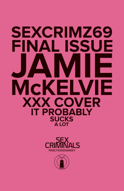 Sex Criminals #69 (XXX McKelvie Cover)