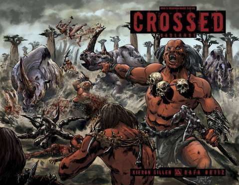 Crossed: Badlands #76 (Megafauna Mayhem Cover)