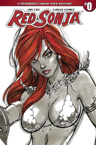 Red Sonja #0 (100 Copy Campbell Sneak Peek Cover)