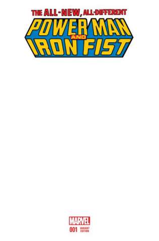 Power Man & Iron Fist #1 (Blank Cover)