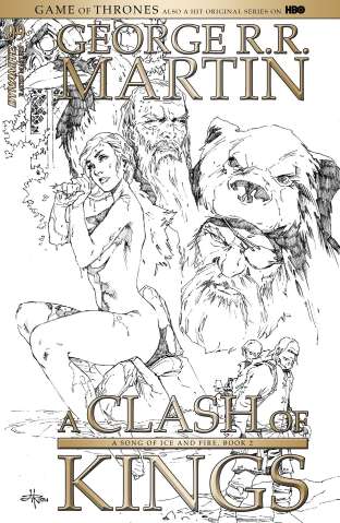 A Game of Thrones: A Clash of Kings #9 (15 Copy Rubi B&W Cover)