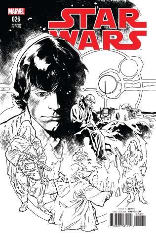 Star Wars #26 (Immonen B&W Cover)