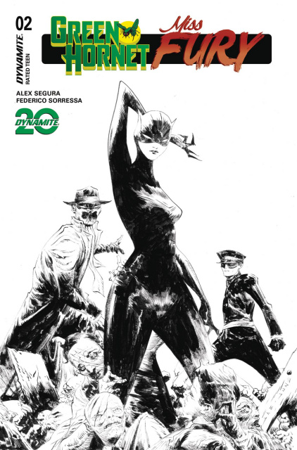 Green Hornet: Miss Fury #2 (10 Copy Lee Line Art Cover)