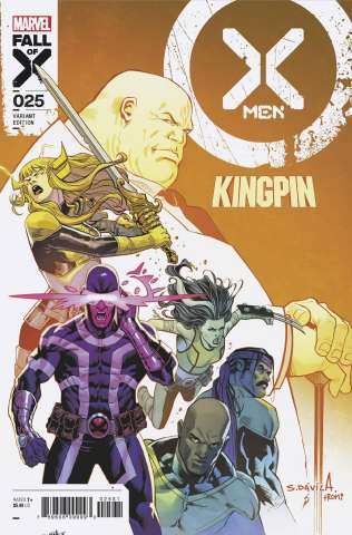 X-Men #25 (Sergio Davila Kingpin Cover)