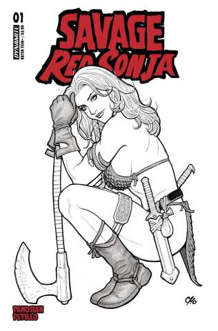 Savage Red Sonja #1 (15 Copy Cho Line Art Cover)