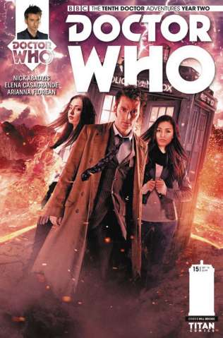 Doctor Who: New Adventures with the Tenth Doctor, Year Two #15 (Photo Cover)