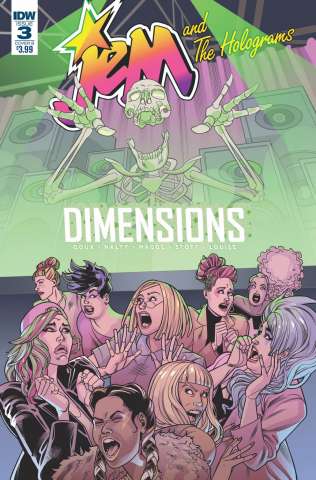 Jem and The Holograms: Dimensions #3 (Goux Cover)
